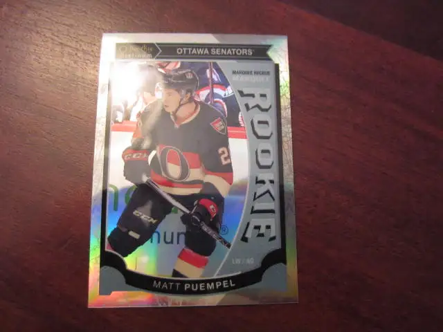 15-16 O-Pee-Chee Platinum Marquee Rookies Matt Puempel White Ice in Arts & Collectibles in London - Image 3