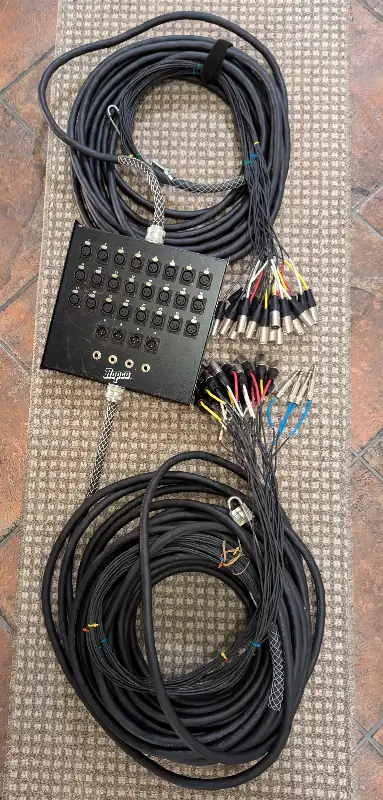 Rapco Belden 28 channel split snake – Mic microphone xlr cable, View more