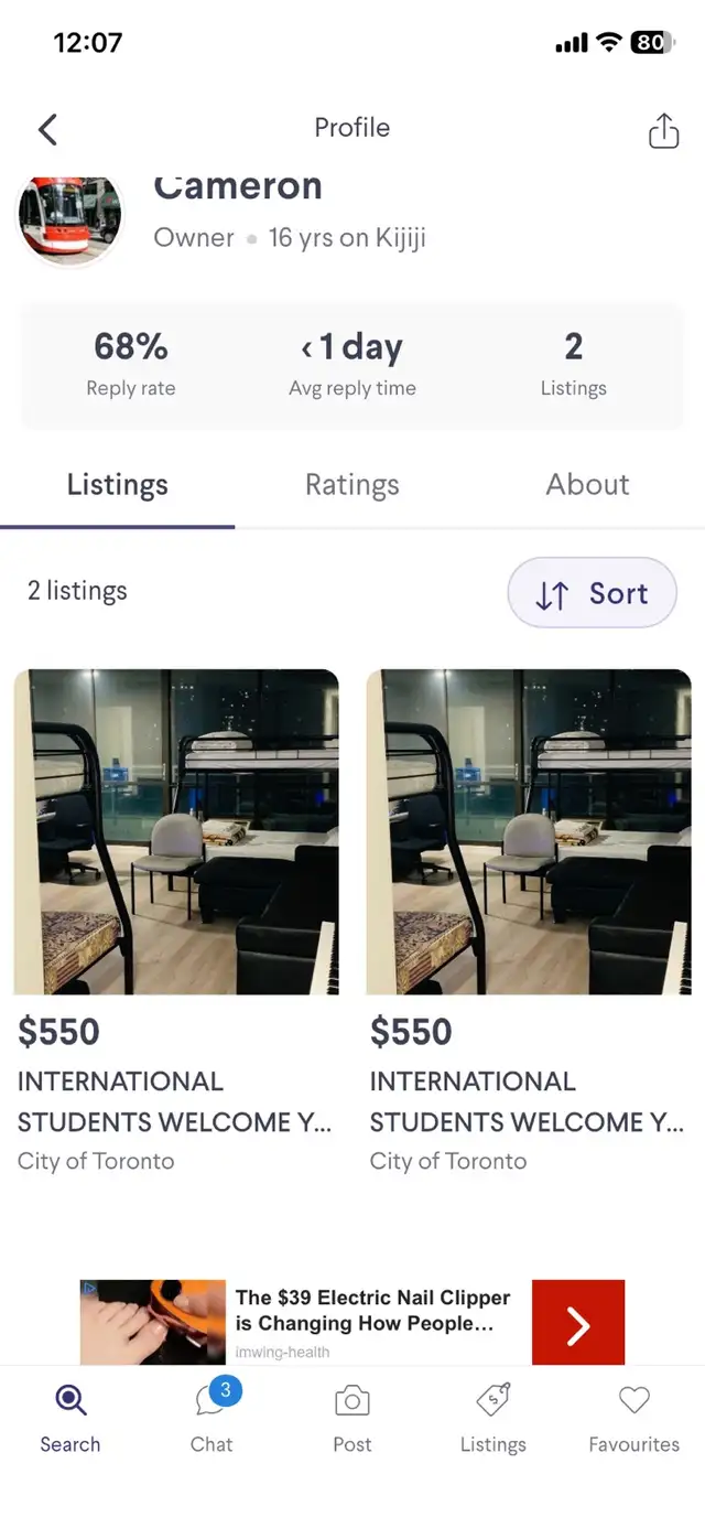 beware rental scam at 500 duplex