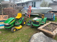 Two lawn tractors for sale