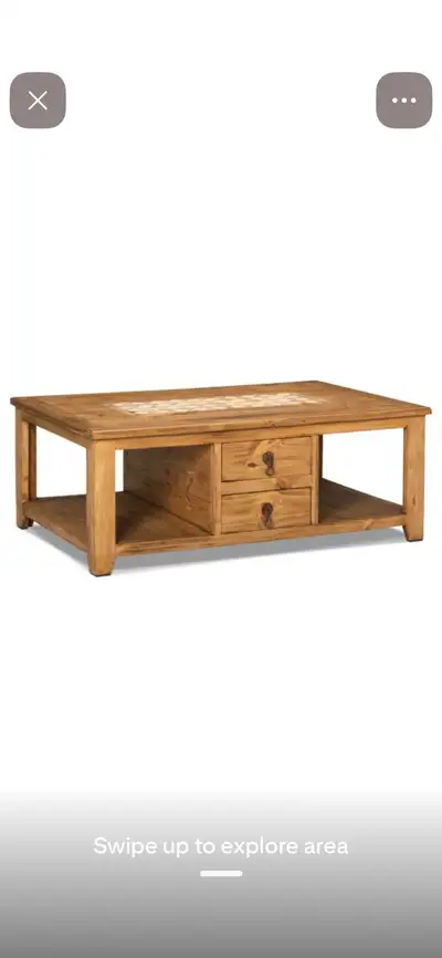 wood coffee table, View more