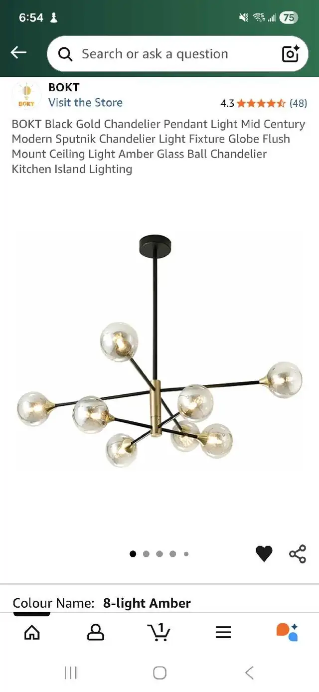 Modern quality chandelier in Indoor Lighting & Fans in Hamilton - Image 2