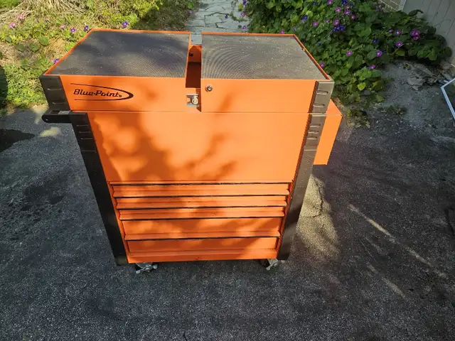 Blue point SNAP-ON 32" Five-Drawer Sliding Lid Shop Cart in Tool Storage & Benches in Ottawa - Image 4