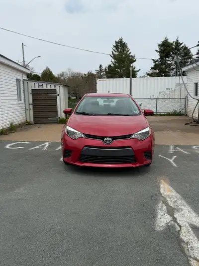 Selling 2015 Corolla with low kilometres and fresh MVI valid till may 2028. Car has heat seats, back...