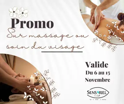 Spa le sensoriel. Massages, soins du visage, expérience thermale, View more