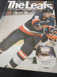 1980-1981 Toronto Maple Leafs program vs New York Islanders