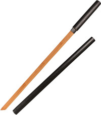 Practice Bamboo Swords Training Katana Black Yellow 39 inches
