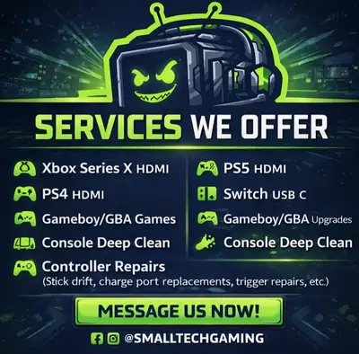 ✅ Modern Controllers: Stick drift fixes, Hall Effect upgrades, and full custom builds. ✅ Retro Gameb...