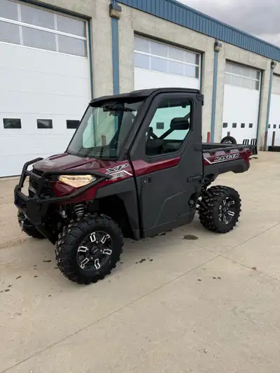 Polaris Ranger Northstar full cab with heat and A/C. Well maintained and stored inside, only 3652 km...