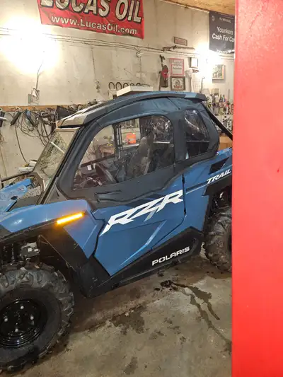 New in box polaris rzr trail door top these are oem door tops retail is $1100 on these get them fir...