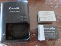 2 batteries pour kodak Canon et un chargeur