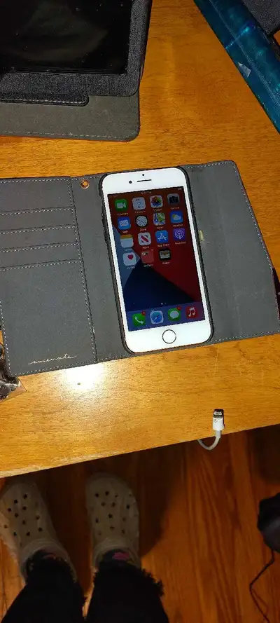 Apple iPhone 8 and case, View more