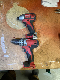 Milwaukee Drill and Impact Driver 