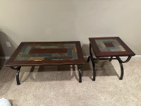 Coffee table and end table