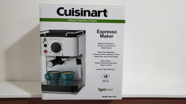 Cuisinart Espresso Maker - New in Coffee Makers in Saskatoon