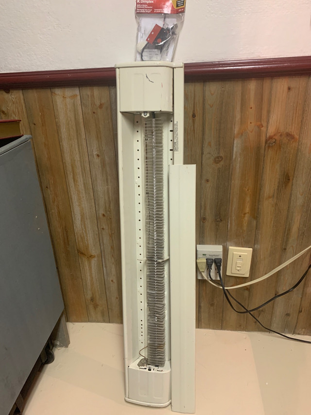 Dimplex metal 38 “ baseboard heater C/W Brand new single pull  in Heating, Cooling & Air in La Ronge