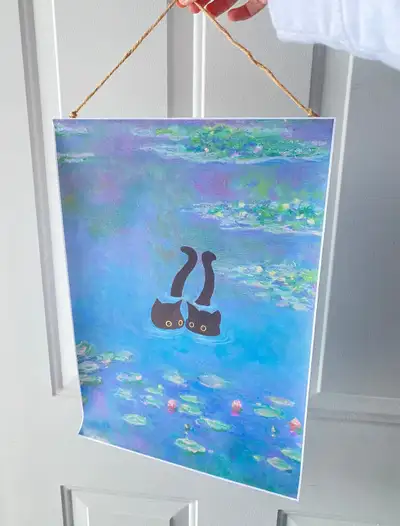 Brand new 12” by 16”poster printed on quality polyester canvas, thick durable material. Ready to han...