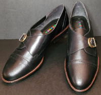 New-Caramba Leather Slip On Dress Shoe Sz9B