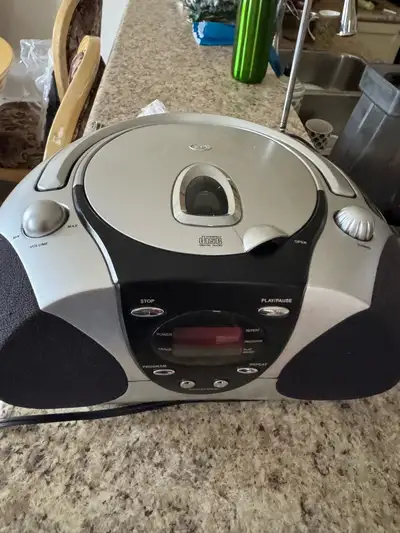Duraband CD player with AM/FM radio, View more