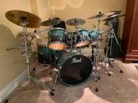 Pearl Session Studio Drum Set - Many extras