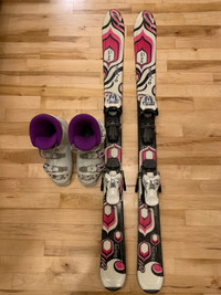 K2 girls skis (112cm) with Nordica boots!   