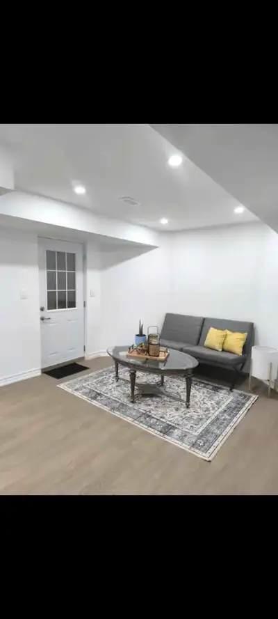 Newly Renovated 3 Bedrooms Basement Apartment Separate Entrance 1 Parking Lots of storage Fridge, ov...