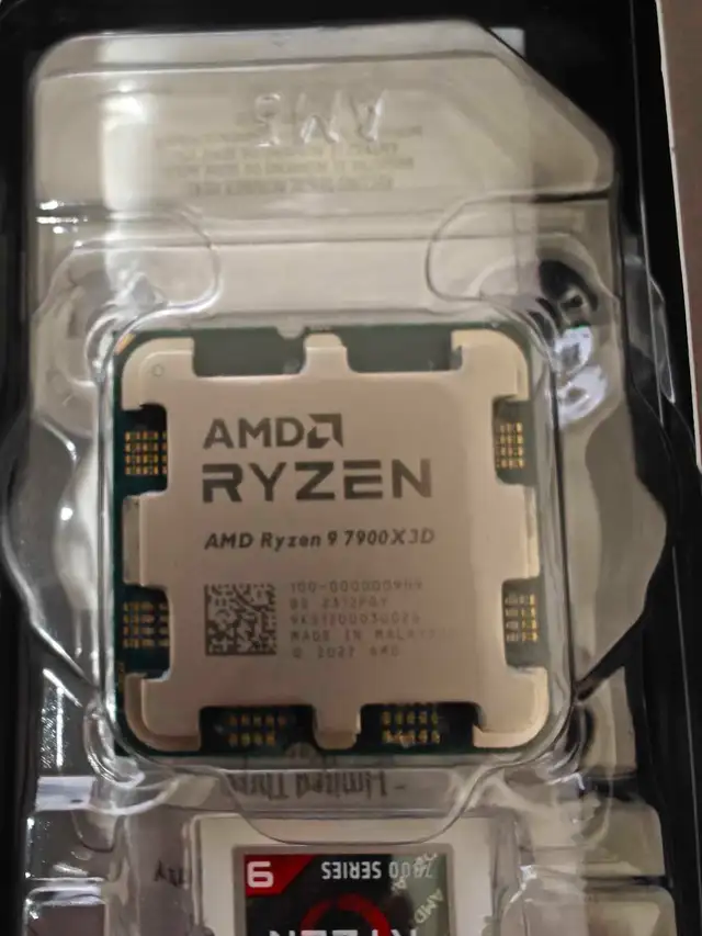 AMD RYZEN 9 7900x3D 12 cores 24 threads62864744910467121