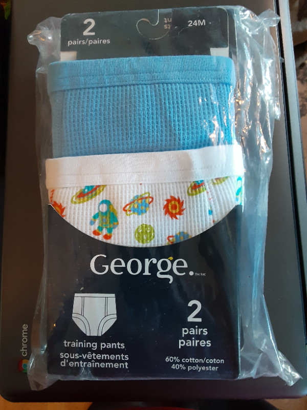 New Training Pants / Underwear - Pink or Blue - 4 to a pkg - $10 dans Bain, table à langer  à Ville d’Edmonton