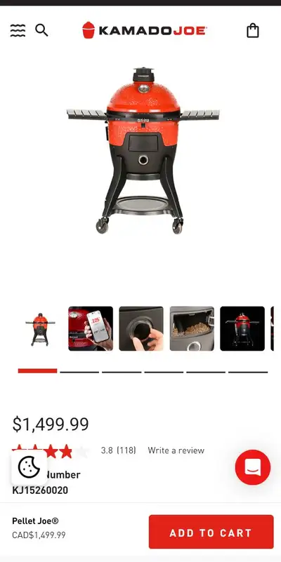 Kamado Pellet Grill & Smoker in the box!, View more