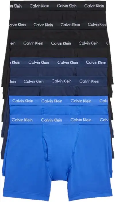 Medium Calvin Klein Mens Underwear Cotton Stretch 7-Pack Boxer B, View more