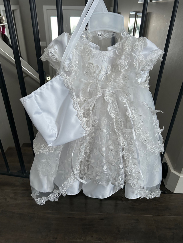 Baby girl baptism dress 6-9 months  in Clothing - 6-9 Months in Winnipeg - Image 2