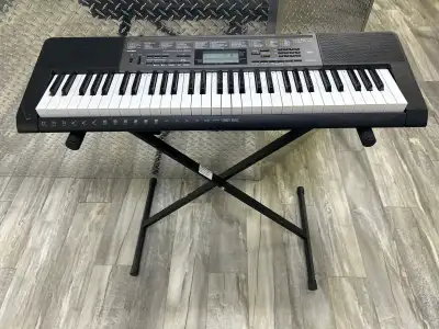 Casio LK265 61 Key Keyboard With Stand We do offer a 30 day warranty and can test before you buy it....