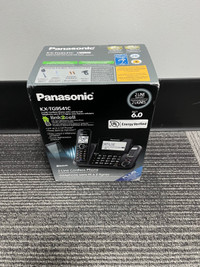 Brand New Panasonic 2-Line Cordless Phone KX-TG9541C