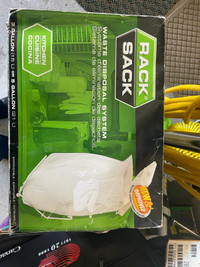 Rack Sack trash storage system