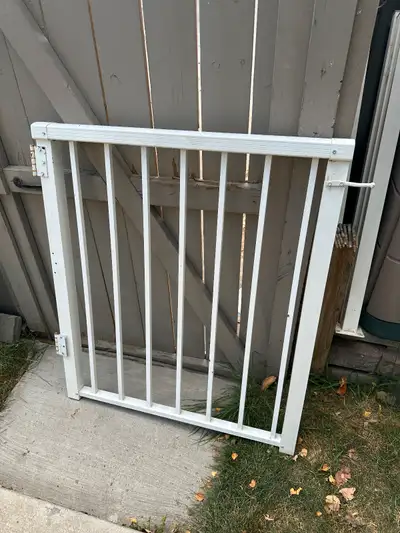 White Aluminum Deck Railing Gate (Length 35"), View more