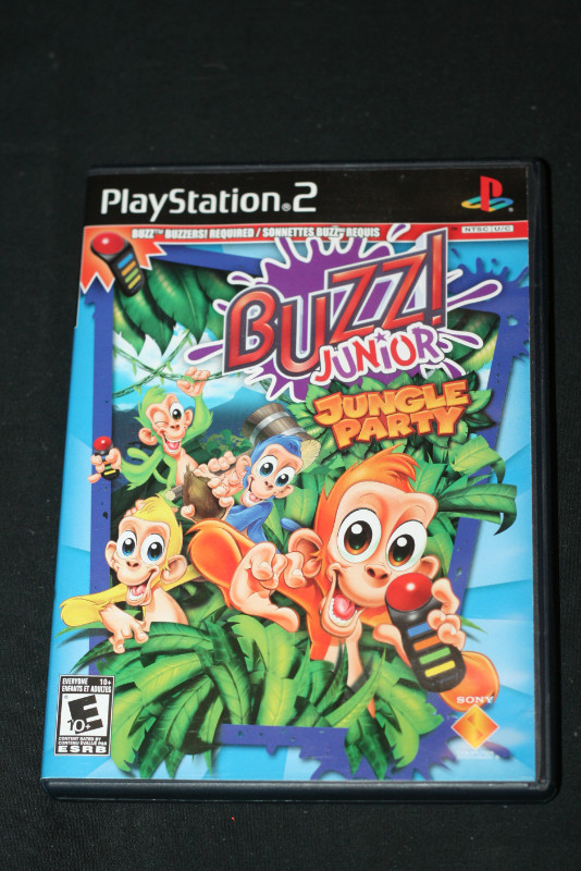 PS2 PLAYSTATION 2 GAME BUZZ JUNIOR JUNGLE PARTY + 4 CONTROLLERS in Older Generation in Red Deer - Image 4