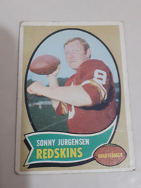 1970 Topps Football Sonny Jurgensen Card #200