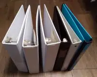 Assorted Binders, Dividers and Sheet Protectors
