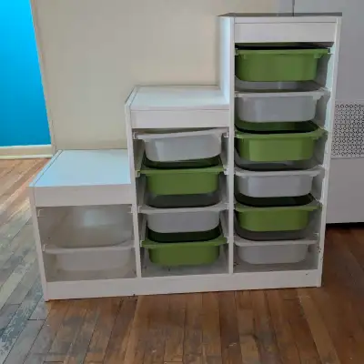 Meuble de rangement IKEA et bacs — Trofast, View more