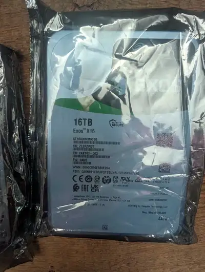 Seagate Exos X16 16TB Hard Drive, View more