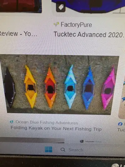 Get ready for your next water adventure with these two Tucktec Advanced 2020 folding kayaks, perfect...