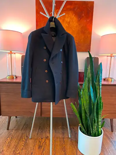Banana Republic Wool Blend Pea Coat Small, View more
