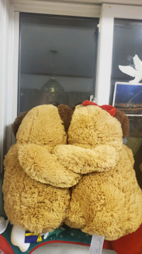 NEW  2 BEARS  JOINED TOGETHER  GIRL AND BOY  SO CUTE