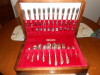 1847 Rogers silverware with box