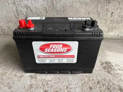 * Type: Deep Cycle * Application: RV, Marine Asking $140, Never used. It came with a brand new trail...