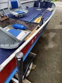 15.5 aluminum Lund boat