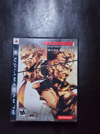 Metsl gear solid 4 limited 3dition ps3 sealed BNIB