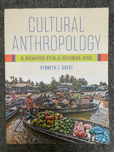 - Text book used in introduction to anthropology at Acadia. - Paid $100 for this used copy on the Ac...
