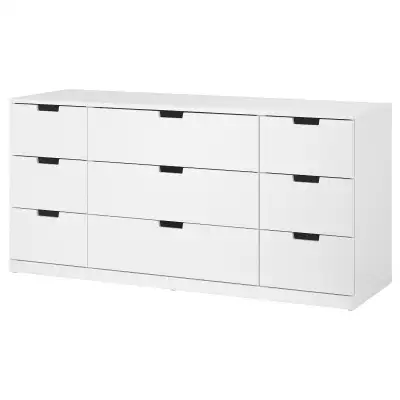 IKEA Nordli dresser - 9 drawer Only used for a short time, no longer needed. 63” wide 18.5” deep 30”...