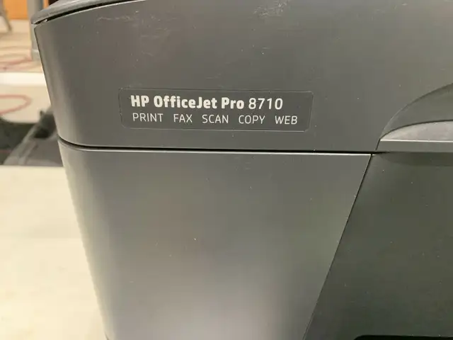 Hp office jet pro 8710 with ink and cartridges in Printers, Scanners & Fax in Owen Sound - Image 3